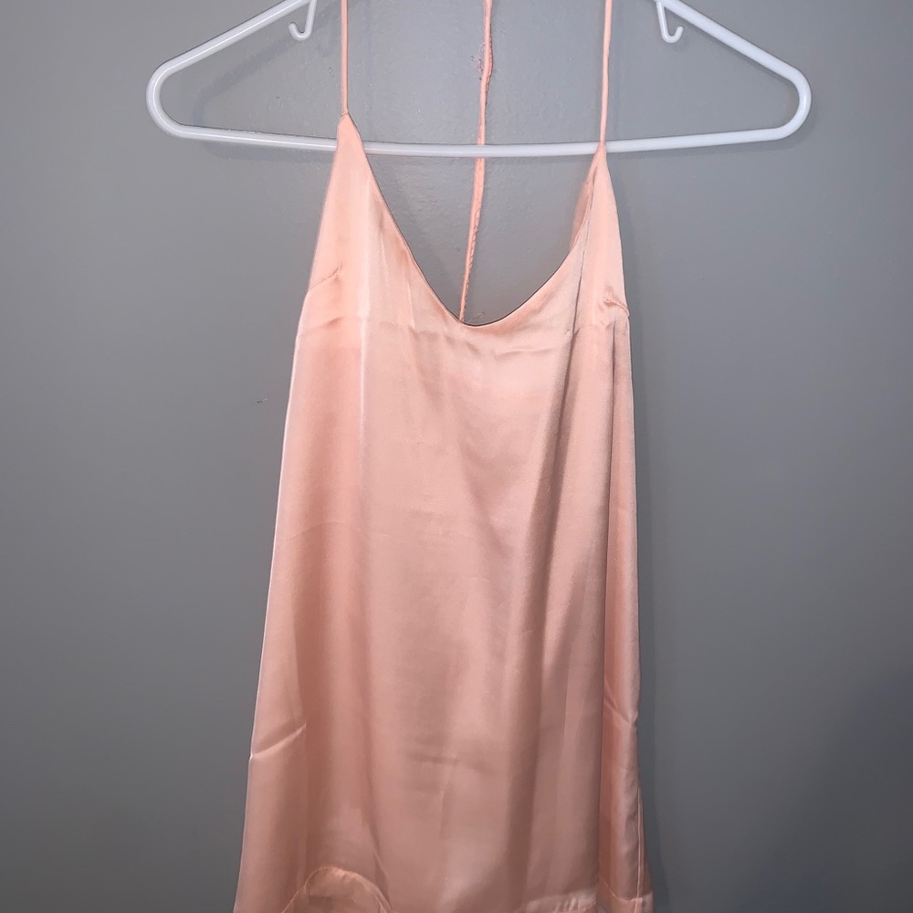 Revolve pink slip dress